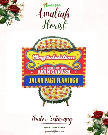 Sewa Papan Bunga Warukawung
